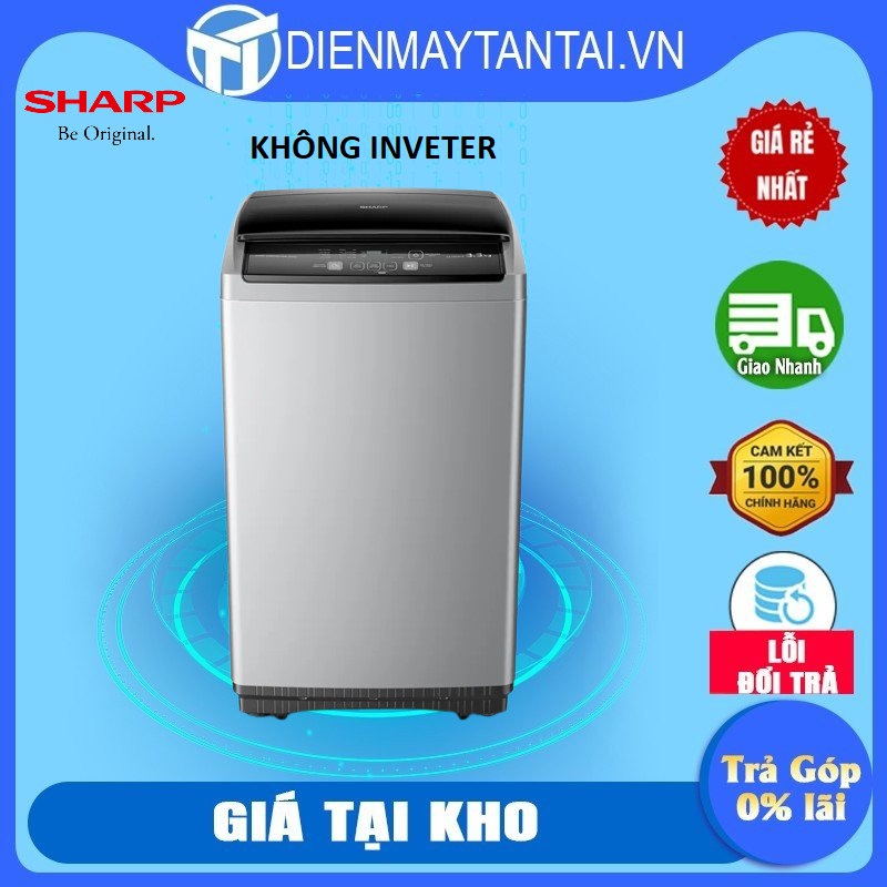 Máy Giặt Sharp Inverter 8.5 Kg ES-Y85HV-S - Hàng chính hãng