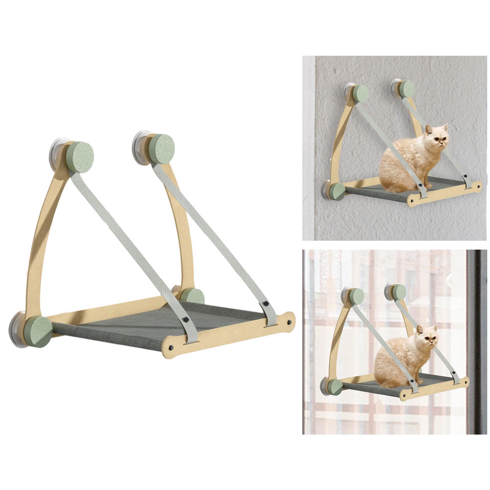 Cat Window Perch Washable Sturdy Space Saving for Climbing Bedroom Sleeping