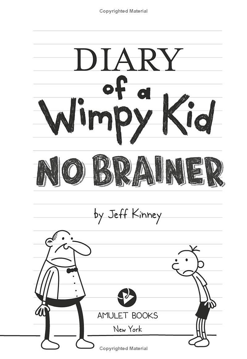 Sách ngoại văn: Diary Of A Wimpy Kid 18 - No Brainer
