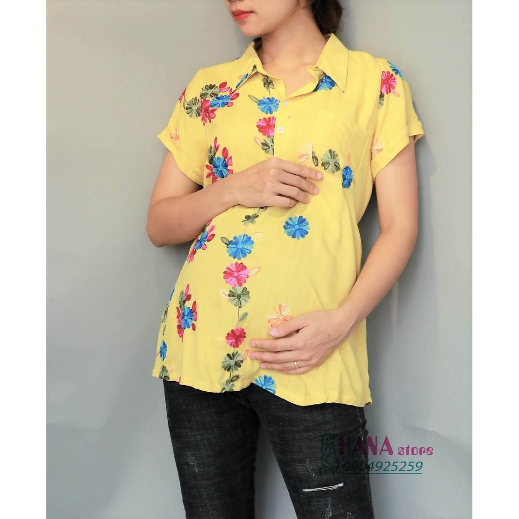 Áo Bầu Thời Trang Công Sở Đẹp Xinh