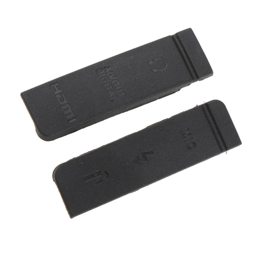 For Canon EOS 5D3 5D Mark III Card Socket Rubber Cover + USB MIC Flash HDMI Interface Rubber Cap Replacement