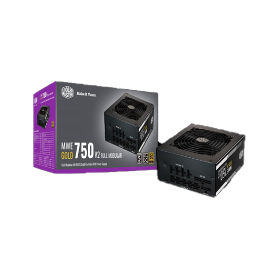 Nguồn máy tính Cooler Master MWE 750W Gold V2 Fully Modular - Hàng Chính Hãng