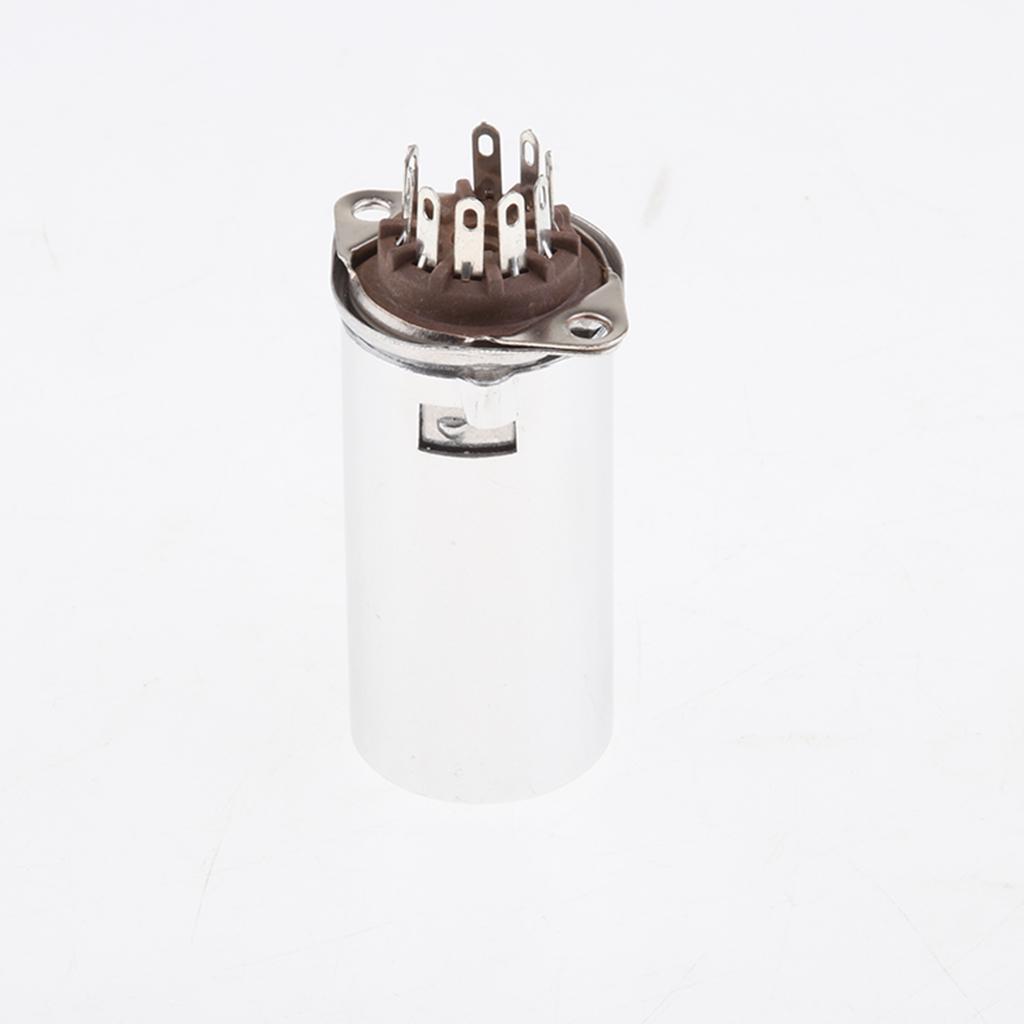 9 Pin Vacuum tube Socket with 40mm Aluminum  for 12AU7, ECC82, 6n1