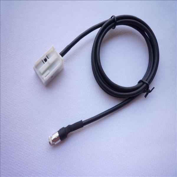 3.5 Jack AUX Auxiliary Audio Input Kit Adapter Cable for BMW E60 E61 E63 E64