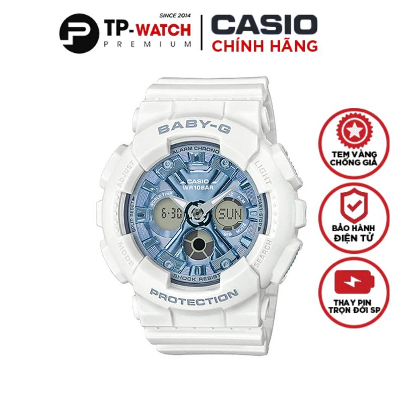Đồng Hồ Nữ Dây Nhựa Casio Baby-G BA-130-7A2DR Chính Hãng - BA-130-7A2