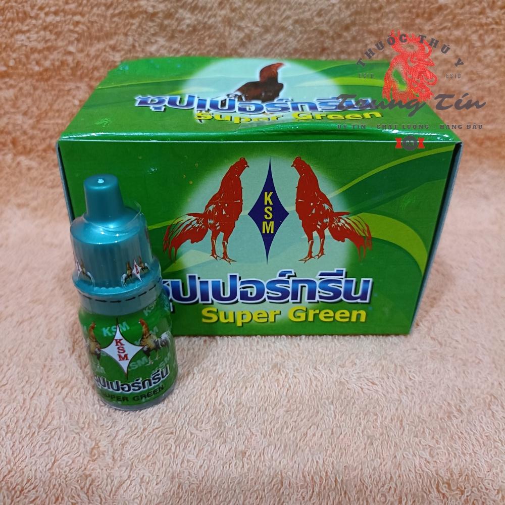 SUPER GREEN - HEN XANH MỚI sưng mặt , cảm cúm - 1 lọ / 8cc