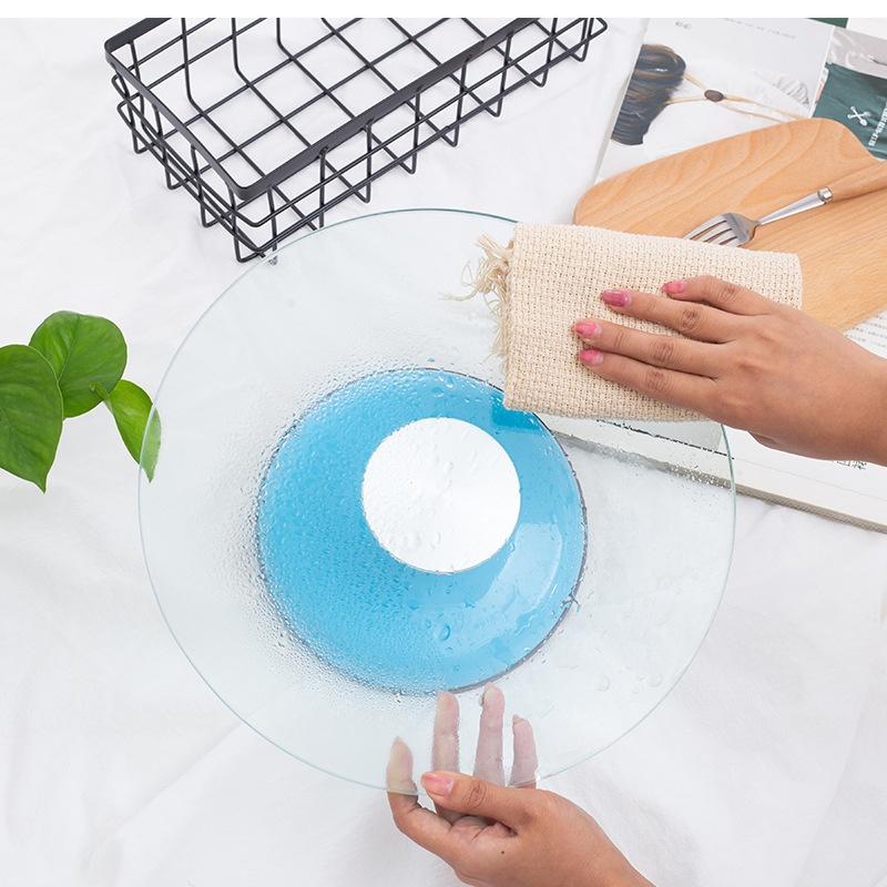 Bàn Xoay Bánh Kem Mặt Kính Cường Lực Dụng Cụ Trang Trí Bánh Cao Cấp - BXKINH