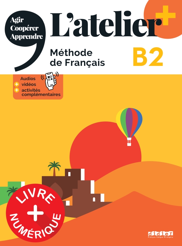 Sách học tiếng Pháp L'ATELIER + B2 - LIVRE + DIDIERFLE.APP