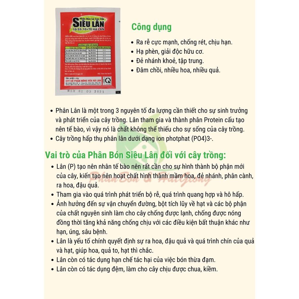 Phân Bón Siêu Lân Đỏ Hà Lan gói 15g - Shop Phân Bón và Hạt Giống