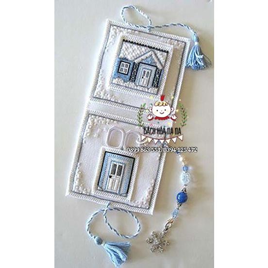 DIY tự thêu túi đựng Handmade- bộ đồ nghề thêu thủ công tự làm- trang trí nhà cửa workshop- bách hóa na na