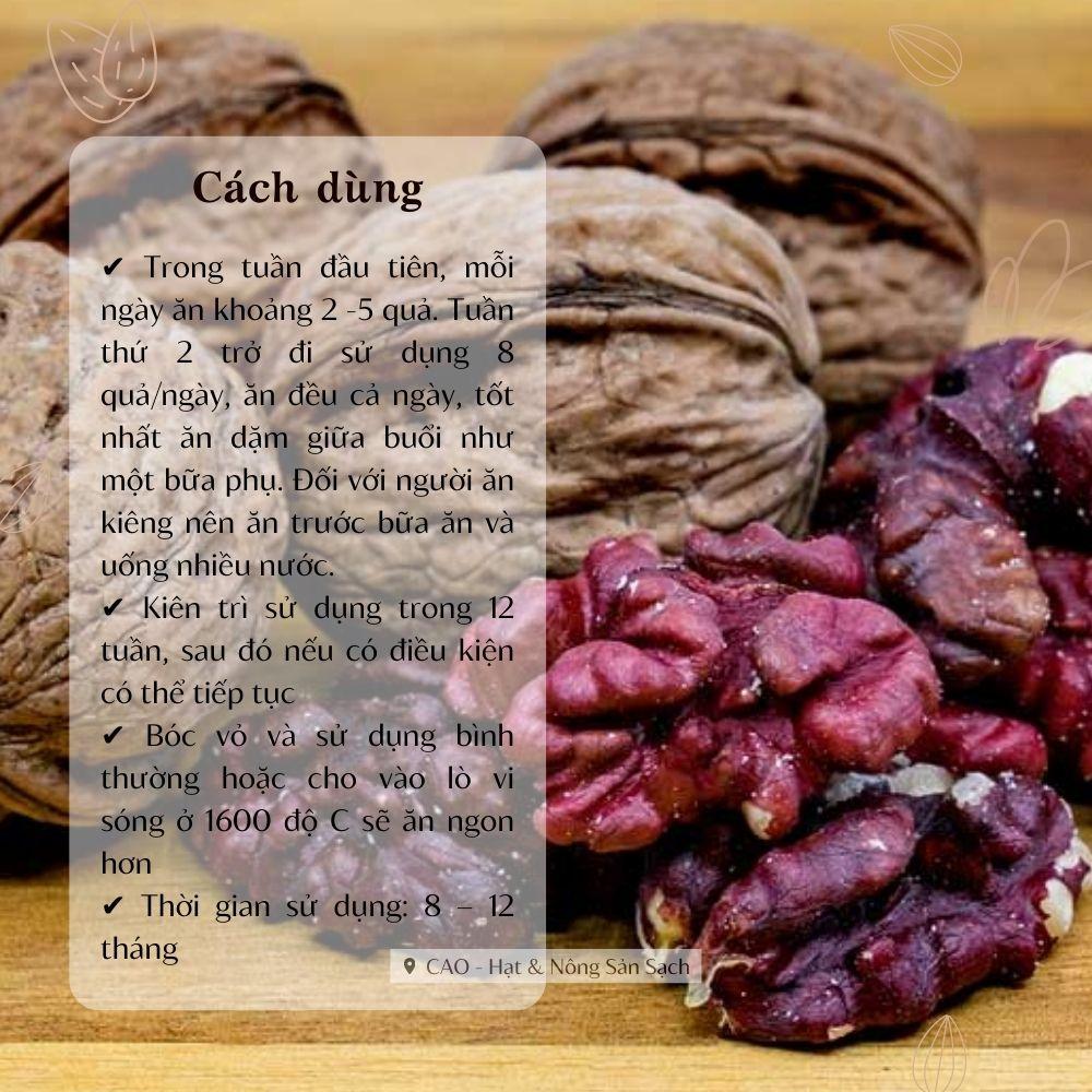 Hạt óc chó đỏ CAO Food nhập khẩu chính ngạch từ Mỹ siêu dinh dưỡng và tốt cho sức khỏe