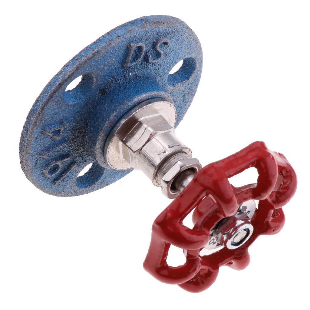 Industrial Rustic Wall Mounted Hand Wheel Hook Coat Hook Key Holder