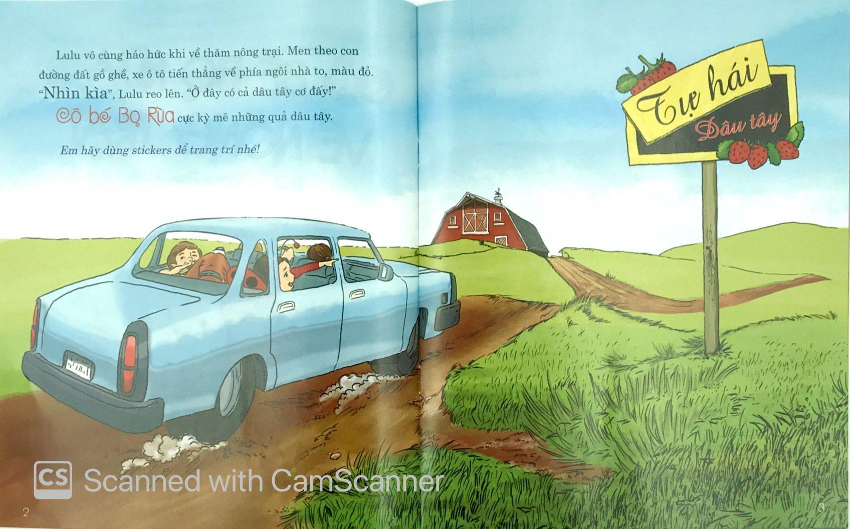 Cô bé Bọ Rùa về nông trại (Đọc truyện - Dán hình)
