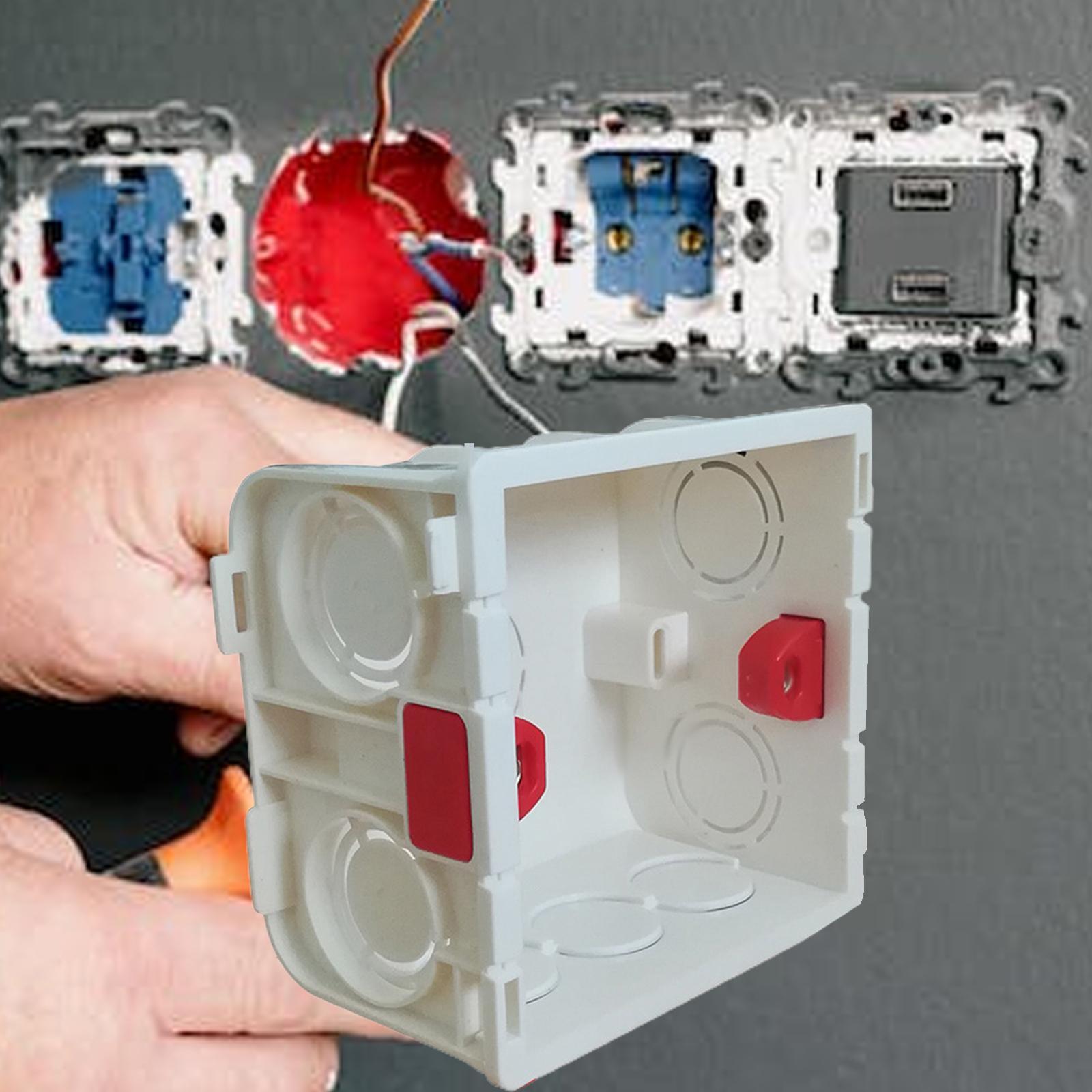Flame Retardant Bottom Box Concealed Bottom Box for Repair Device Electrical Box Repair