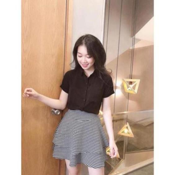 CHÂN VÁY XOÈ 2 TẦNG CÓ QUẦN BÊN TRONG