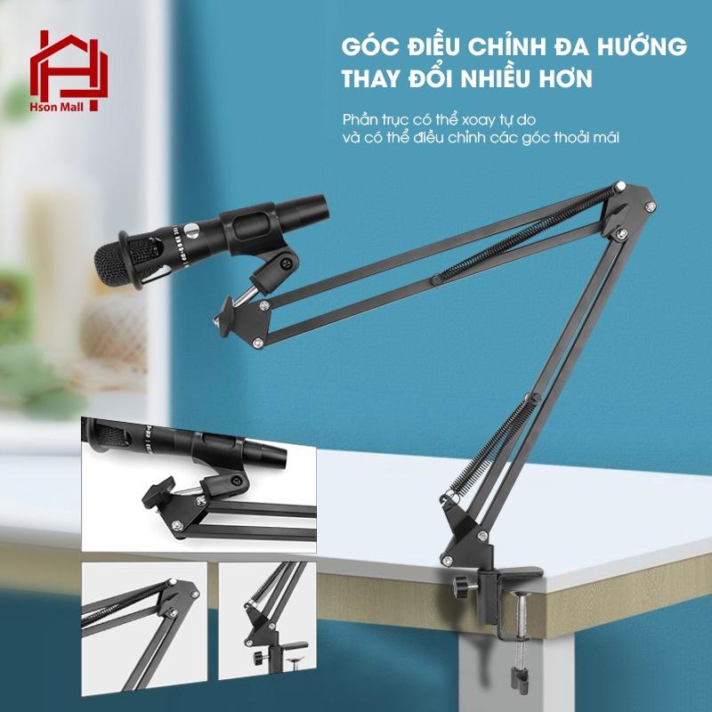 Chân kẹp mic và màng lọc thu âm Microphone NB35