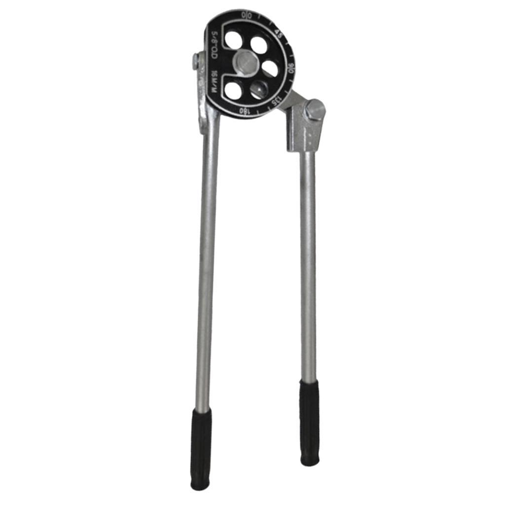 5/8 '' 3-in-1 Tube Bender, Heavy Duty Aluminum Alloy Pipe Bending Tool, 180 Degrees