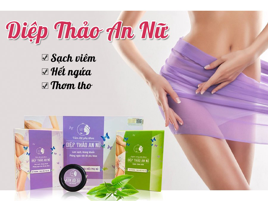 Diệp Thảo An Nữ TM PHARMA giúp làm sạch, kháng khuẩn phòng ngừa vấn đề phụ khoa