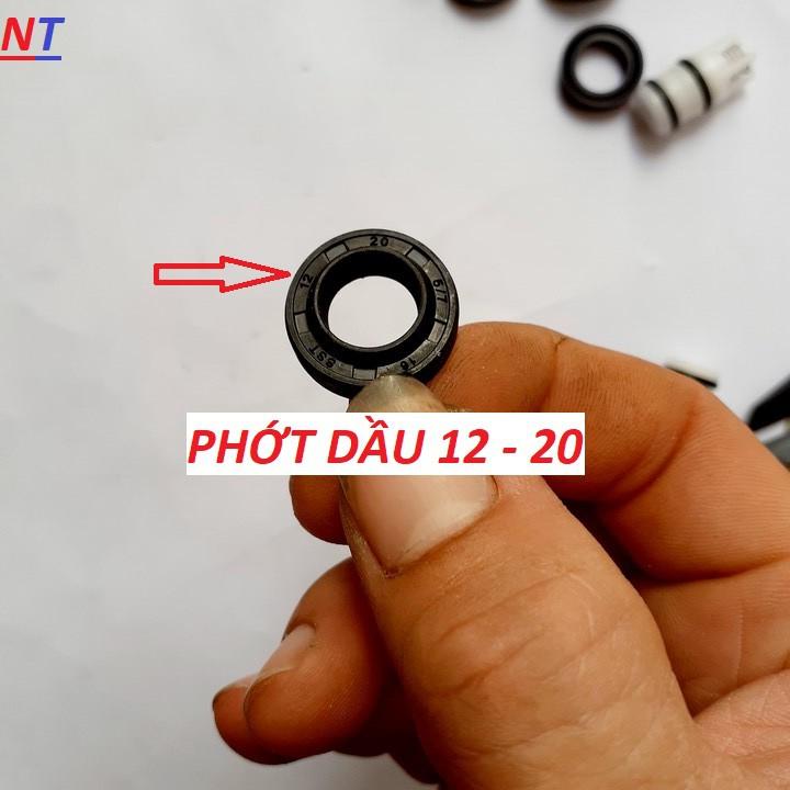 Bộ Phớt Máy Rửa Xe Mini 3 Phớt Dầu Và 3 Phớt Nước 6 van 1 chiều (12x20)