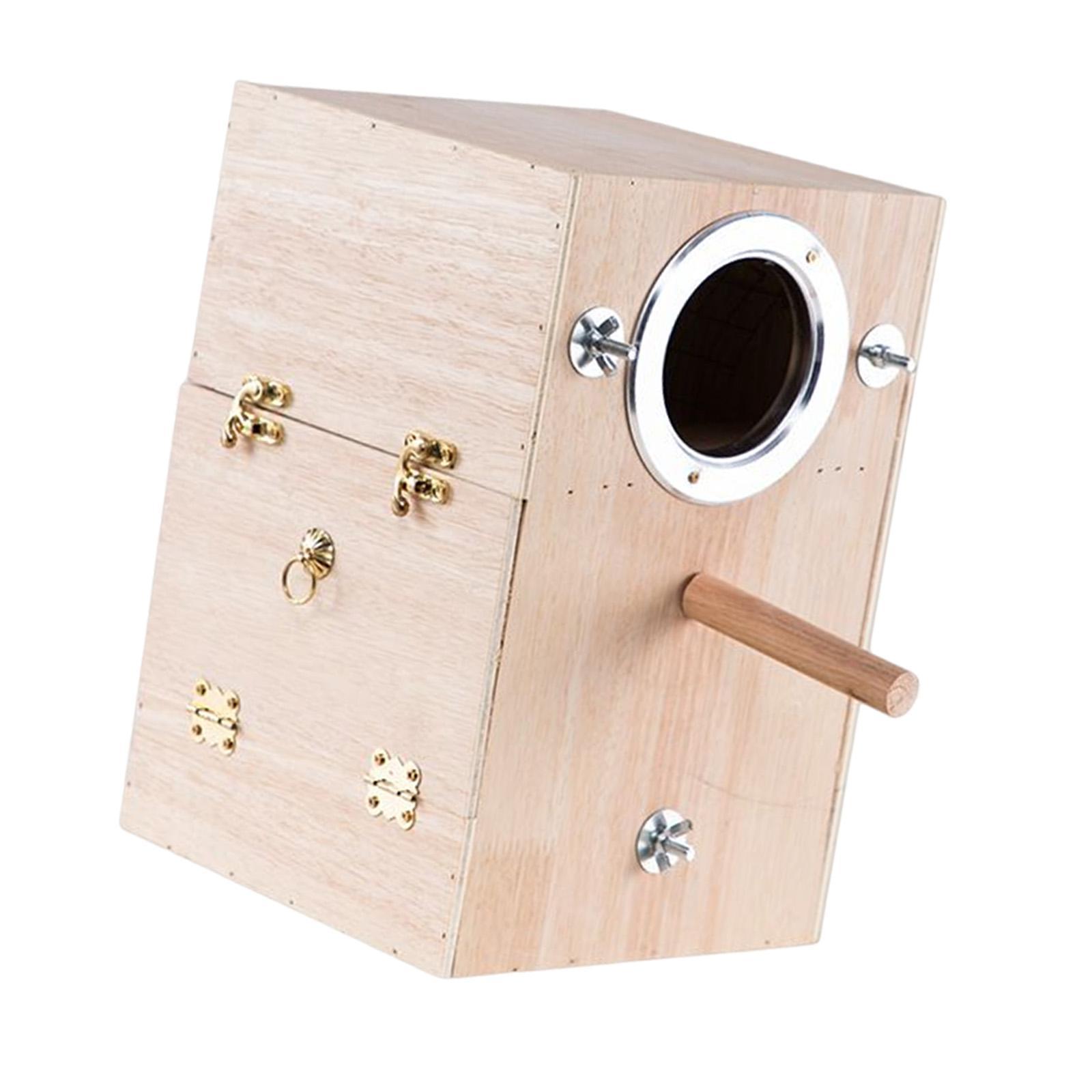 Parrot Breeding Box Parakeet  Bird House Hatching for Lovebirds