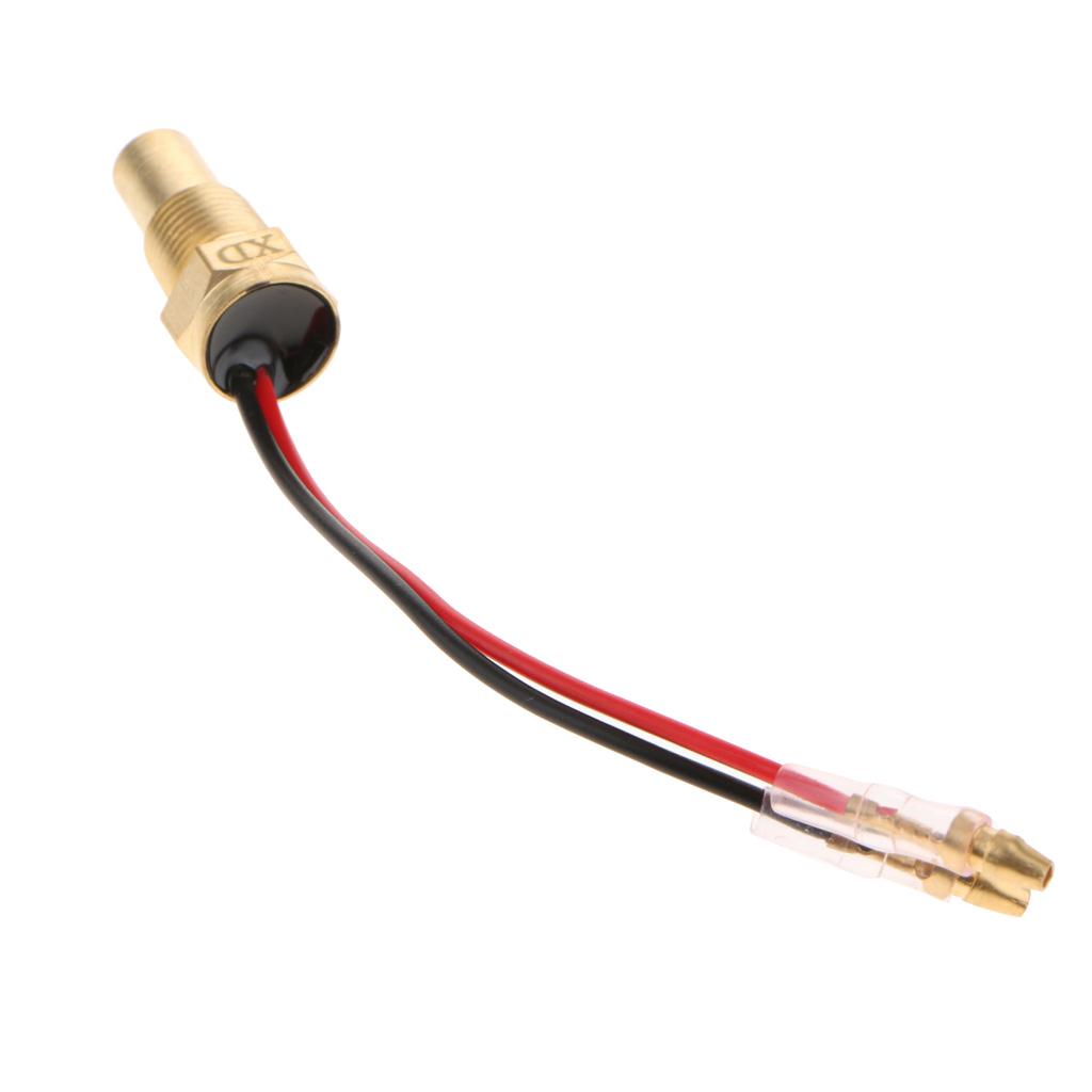12V-24V Car Truck Digital Water Temp Temperature Sensor Head Plug