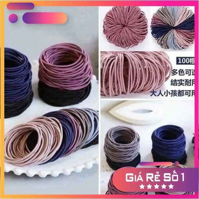 CHUN BUỘC TÓC HỘP 100 CÁI