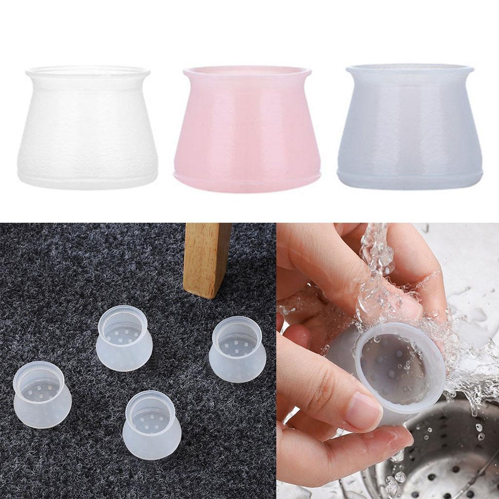 Silicone Chair Leg Ends Caps Cover Protectors