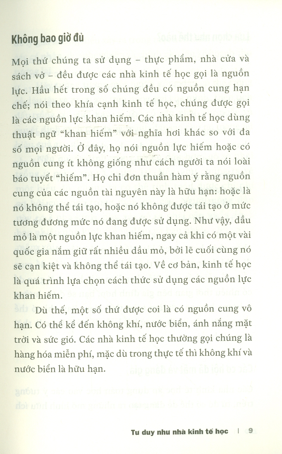 Tư Duy Như Nhà Kinh Tế Học - Nắm Bắt Hoạt Động Của Thị Trường Và Tiền Tệ -  Anne Rooney - Vũ Hồng Anh dịch - (bìa mềm)