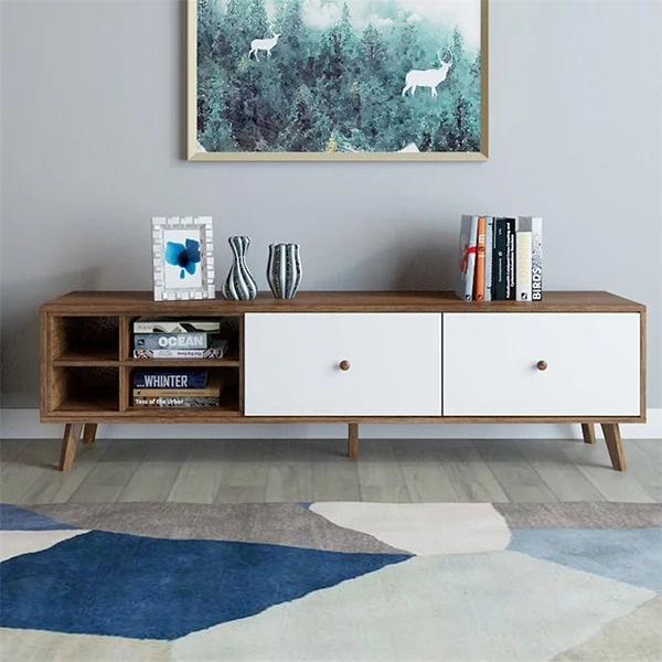 Made in VN Kệ tivi gia đình gỗ mdf 17mm công ty Mộc Phát độ bền trên 30 năm đẹp sang trọng AN55