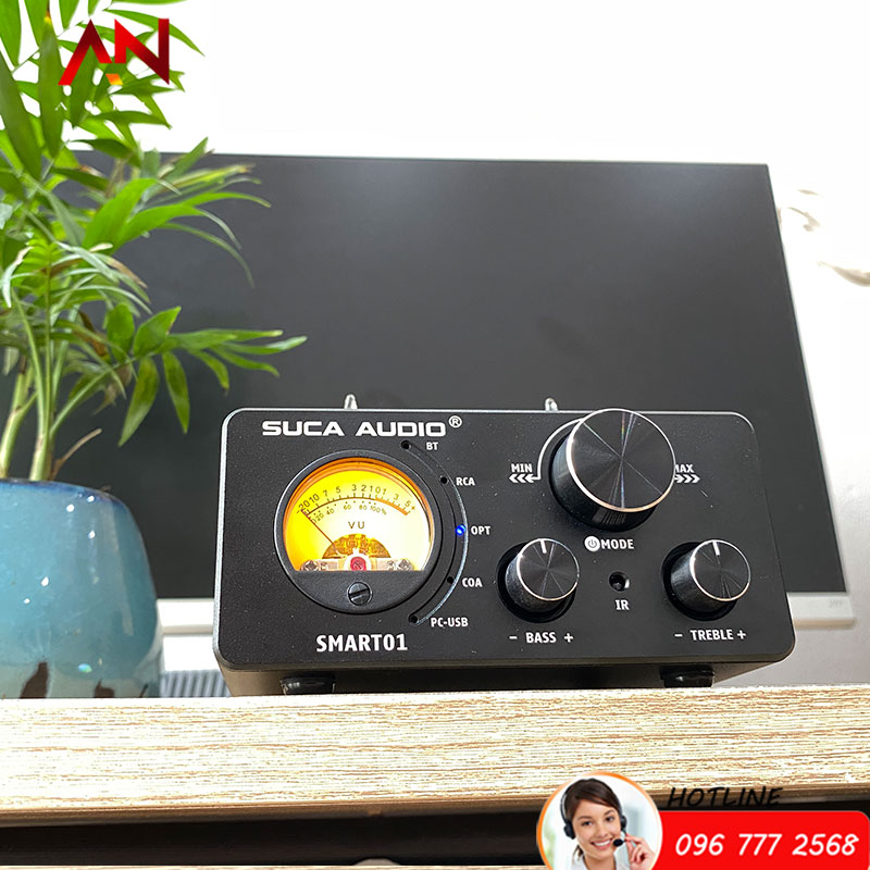 Amply Smart01 – SUCAAUDIO Tích Hợp Giải Mã + Pre Đèn - Hàng Chính Hãng