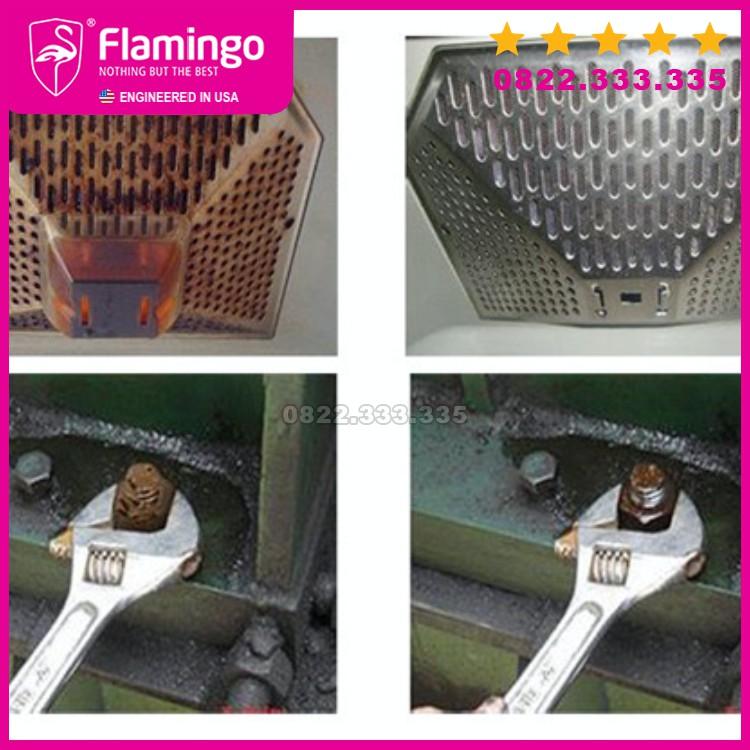 Xịt tẩy rỉ set kim loại làm trơn bánh răng sáng kim loại Flamingo DE-RUST LUBRICANT F007 chính hãng tốt hơn RP7