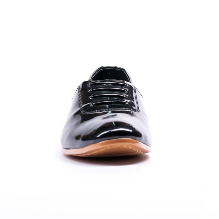 Giày Lười Nam Đế Khâu Chắc Chắn Da Bóng Mặt Dây Ngang - M97 (T