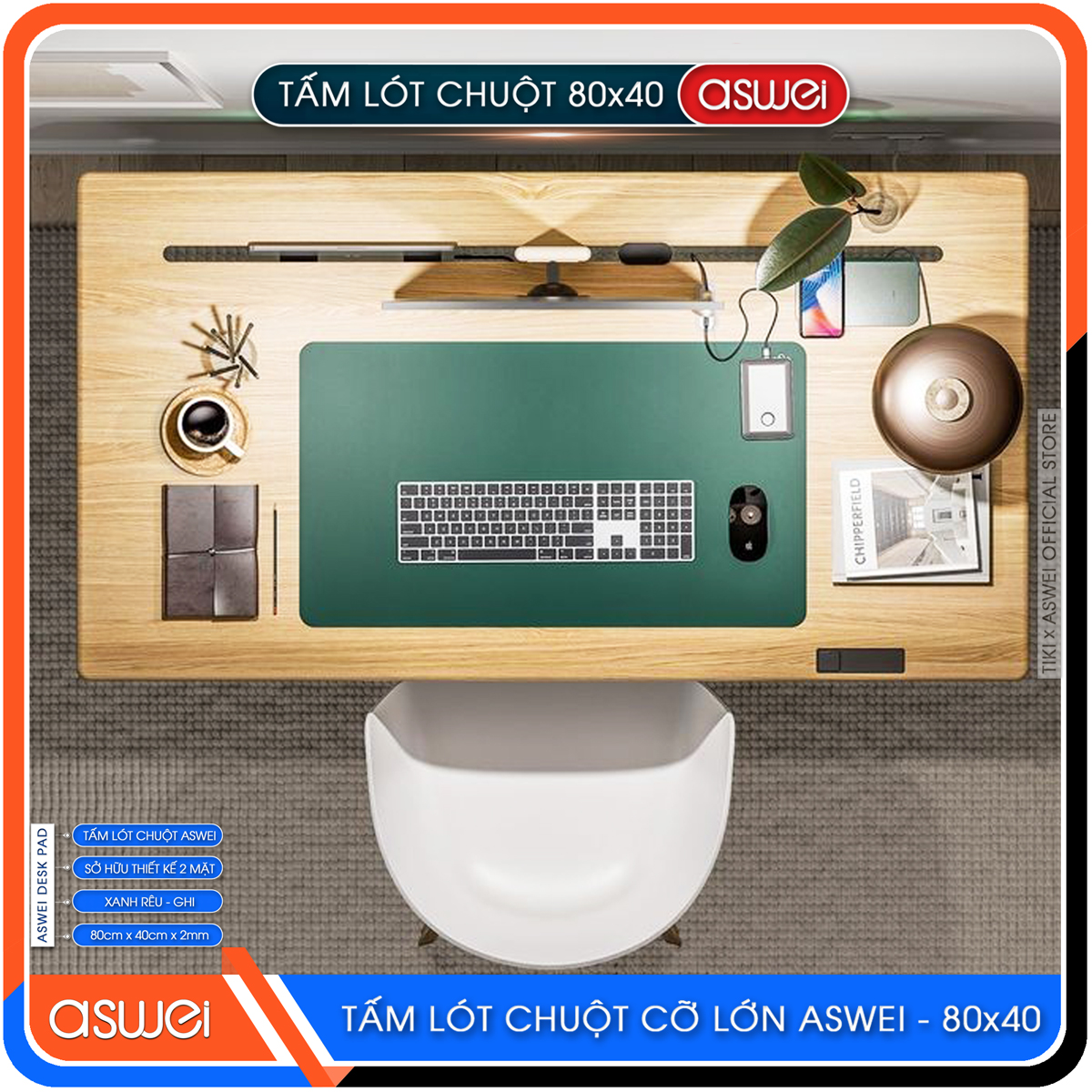 Lót Chuột Gaming ASWEI - Hàng Chính Hãng