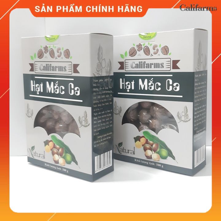 Hạt Mắc Ca Califarms 1KG (Gồm 2 hộp, Mỗi hộp 500g)