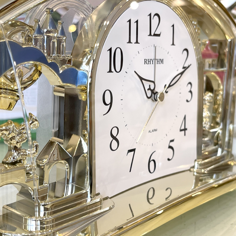 Đồng hồ để bàn, báo thức hiệu RHYTHM- JAPAN 4SE535WT18 (Kích thước 24.0 x 15.5 x 6.8cm)