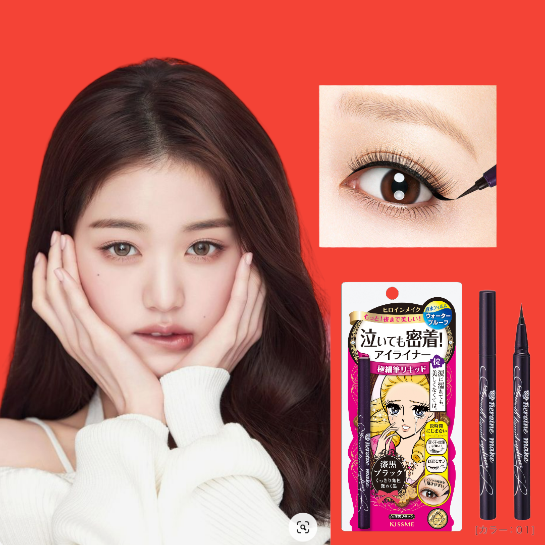 Bút Kẻ Mắt Nước Siêu Chống Trôi Kissme Heroine Make Smooth Liquid Eyeliner Super Keep Nét Siêu Sắc Mãnh