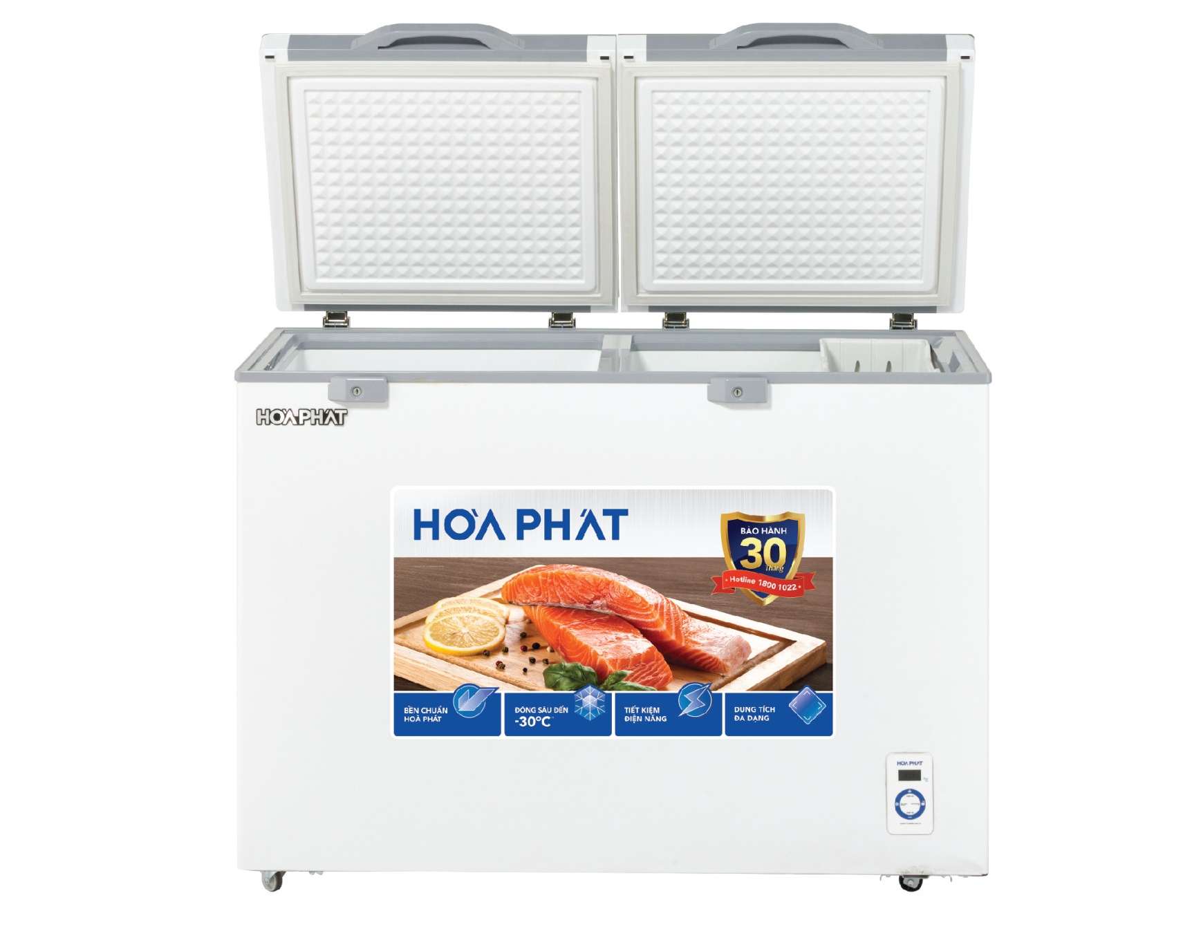 Tủ đông Hòa Phát HPF AD6352.T1 1 ngăn 2 cánh kính 352 L- Hàng chính hãng
