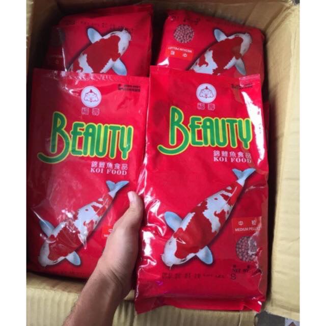 THỨC ĂN LÊN MÀU DÀNH CHO CÁ KOI BEAUTY KOI FOOD TÚI 1KG