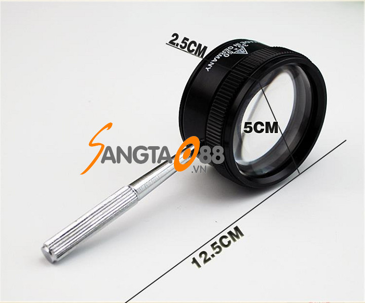 Kính lúp cầm tay mini 35x-50mm siêu nét, hình ảnh zoom to nhỏ gọn, tiện lợi (Tặng miếng thép đa năng 11in1)