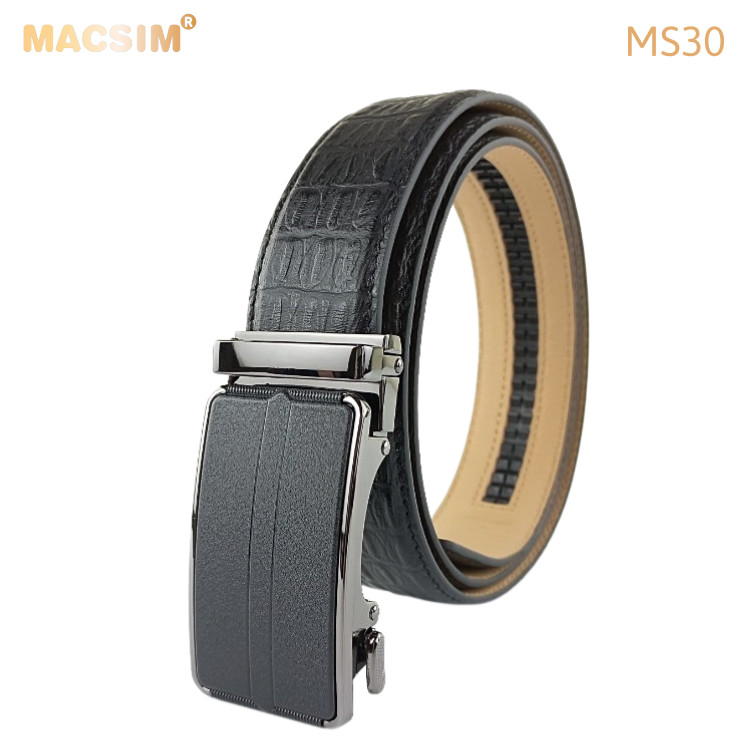Thắt lưng nam da thật cao cấp nhãn hiệu Macsim MS30