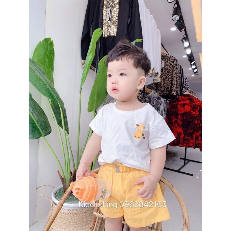 Bộ con hươu cao cổ 2 màu cho bé