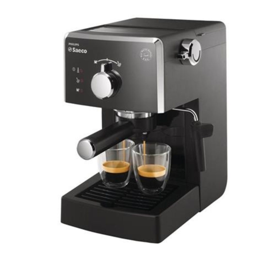 Máy pha cà phê Philips café Espresso tạo bọt sữa, bán tự động HD8323/05 Philips Saeco Poemia 850W áp suất 15Bar - Hàng nhập khẩu