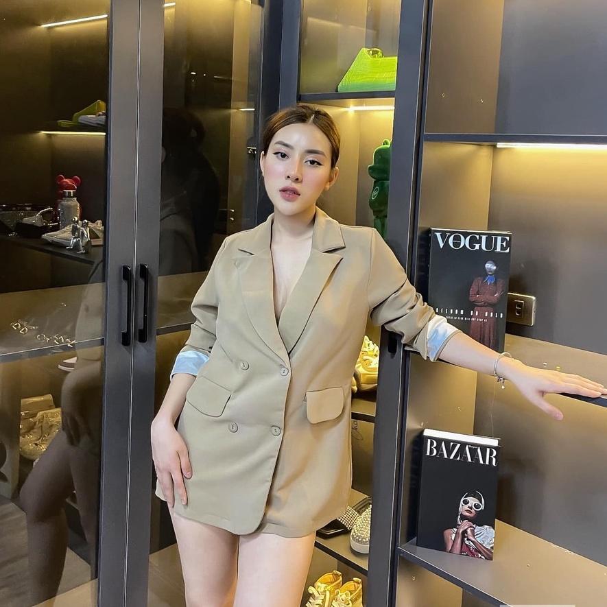 Áo blazer nữ áo vest dài tay khoác ngoài phong cách hàn quốc nhiều màu ( VE01