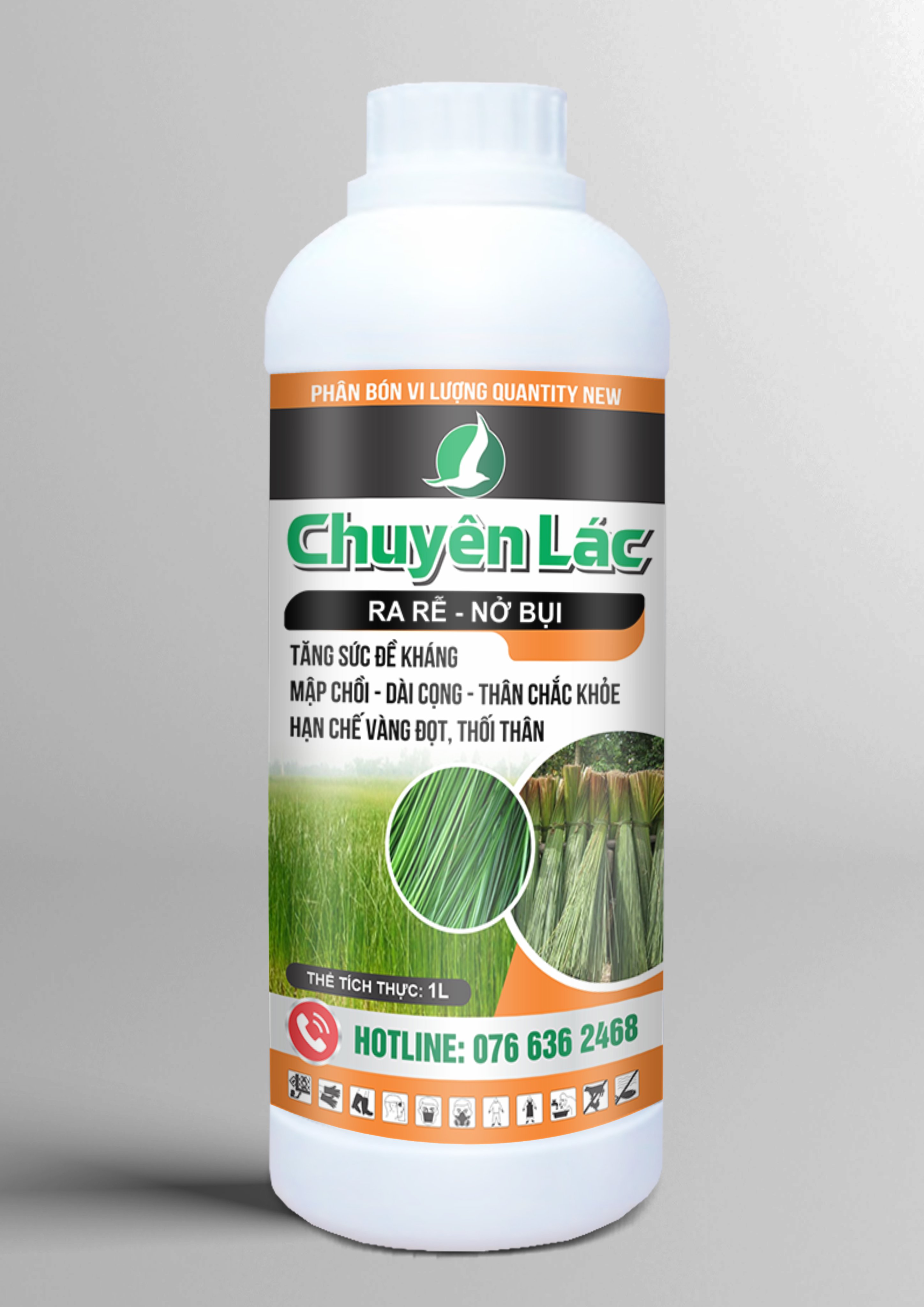 Phân bón ra rễ nở bụi cho lác. Chai 1 lít