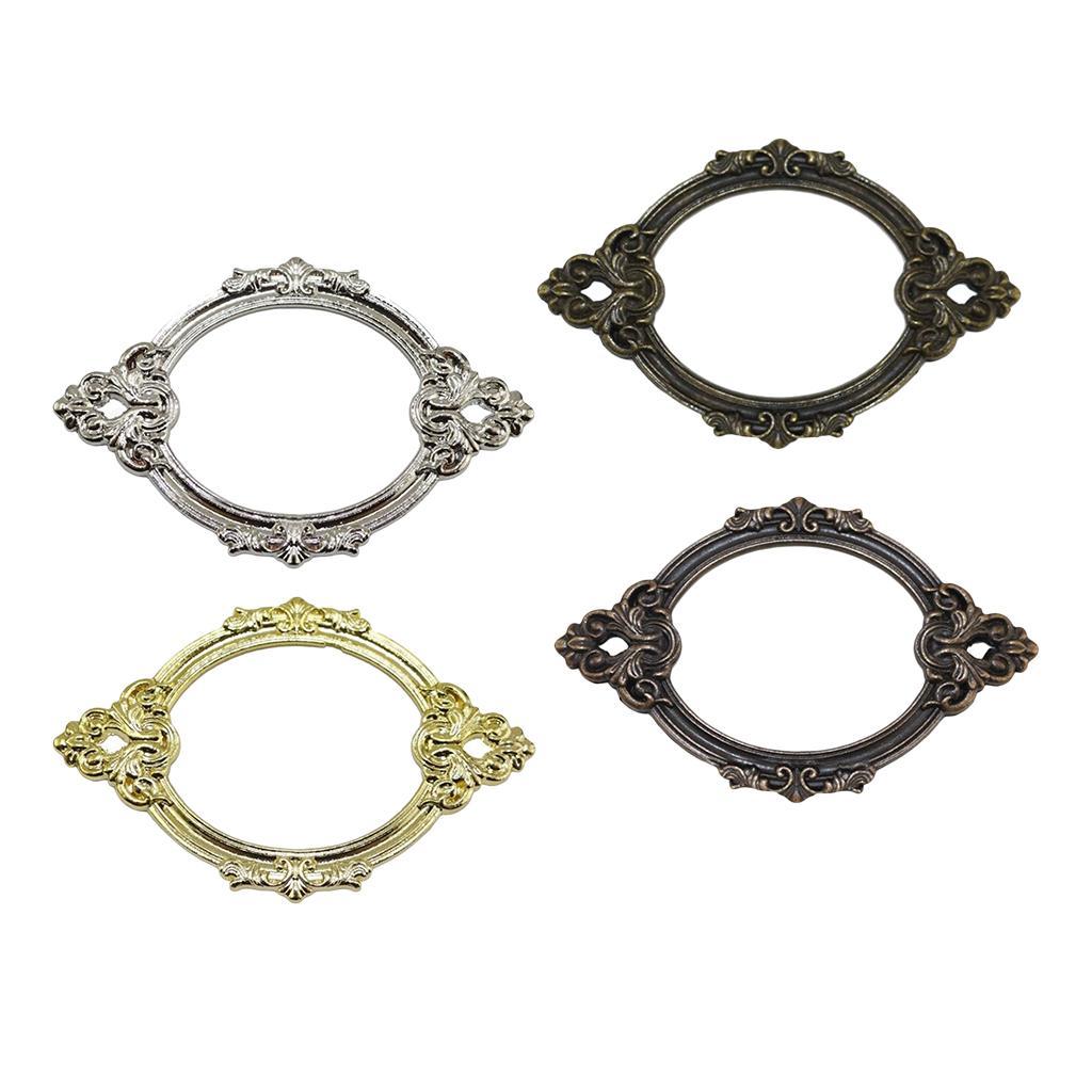 4PCS Vintage Tag Holder Pull Handle