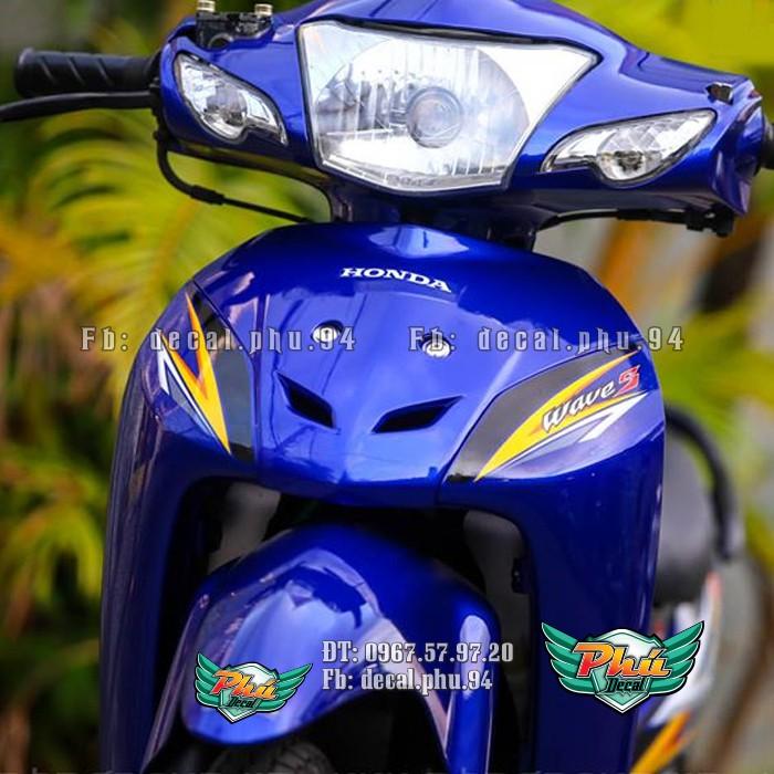 Tem rời Wave S xanh bạc