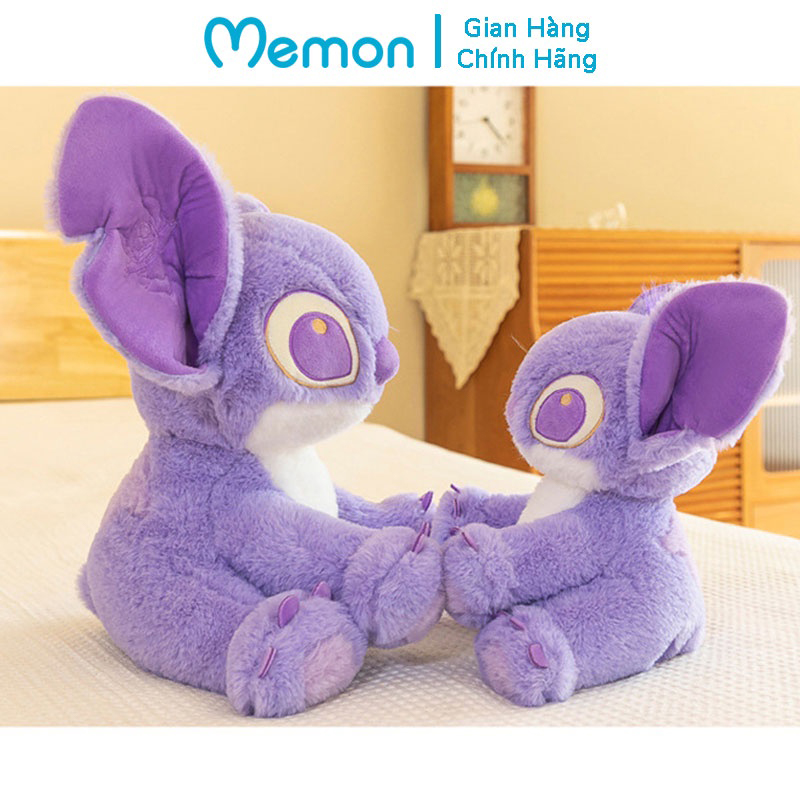 Gấu Bông Stitch Tím 50cm-90cm Cao Cấp Memon