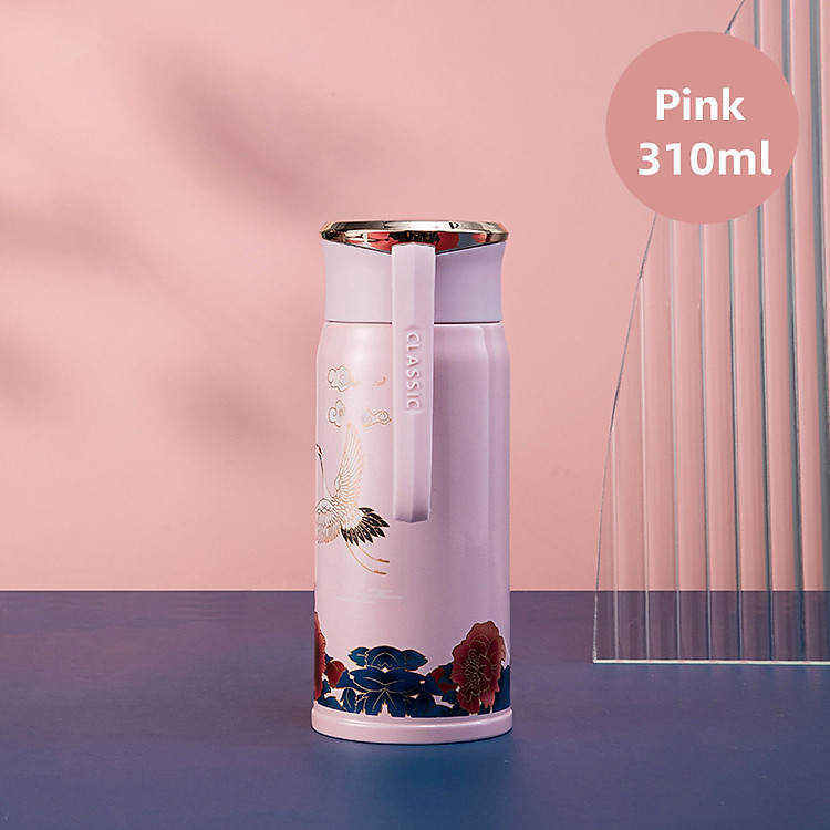 Bình Nước Mini Dễ Thương Phong Cách Trung Quốc Cốc Vại Bằng Thép Không Gỉ 310Ml Cốc Cà Phê Sữa Số Lượng Lớn Bình Nước Cốc Trà Du Lịch