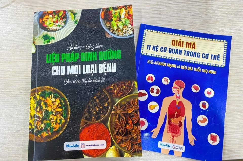 Combo Sách: Liệu pháp dinh dưỡng cho mọi loại bệnh + Giải mã 11 hệ cơ quan trong cơ thể_Nowlife (SP chính hãng)