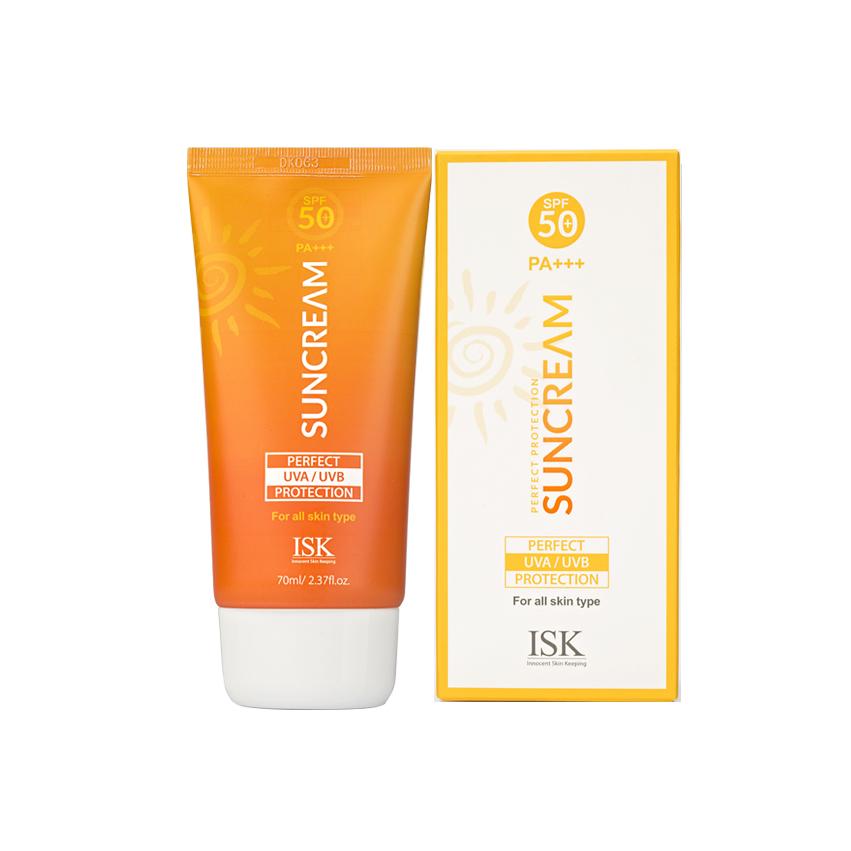 Kem Chống Nắng Kiềm Dầu ISK PERFECT PROTECTION SUN CREAM SPF 50+/PA+++ Hàn quốc